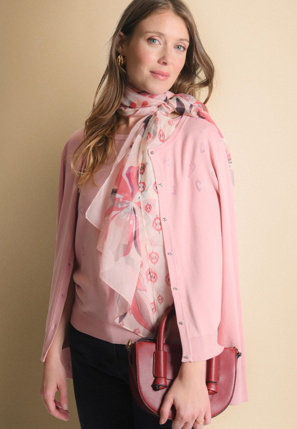 GILET - JAVA - ROSE